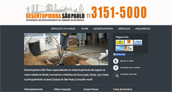 Desktop Screenshot of desentupidoradesentupir.com.br
